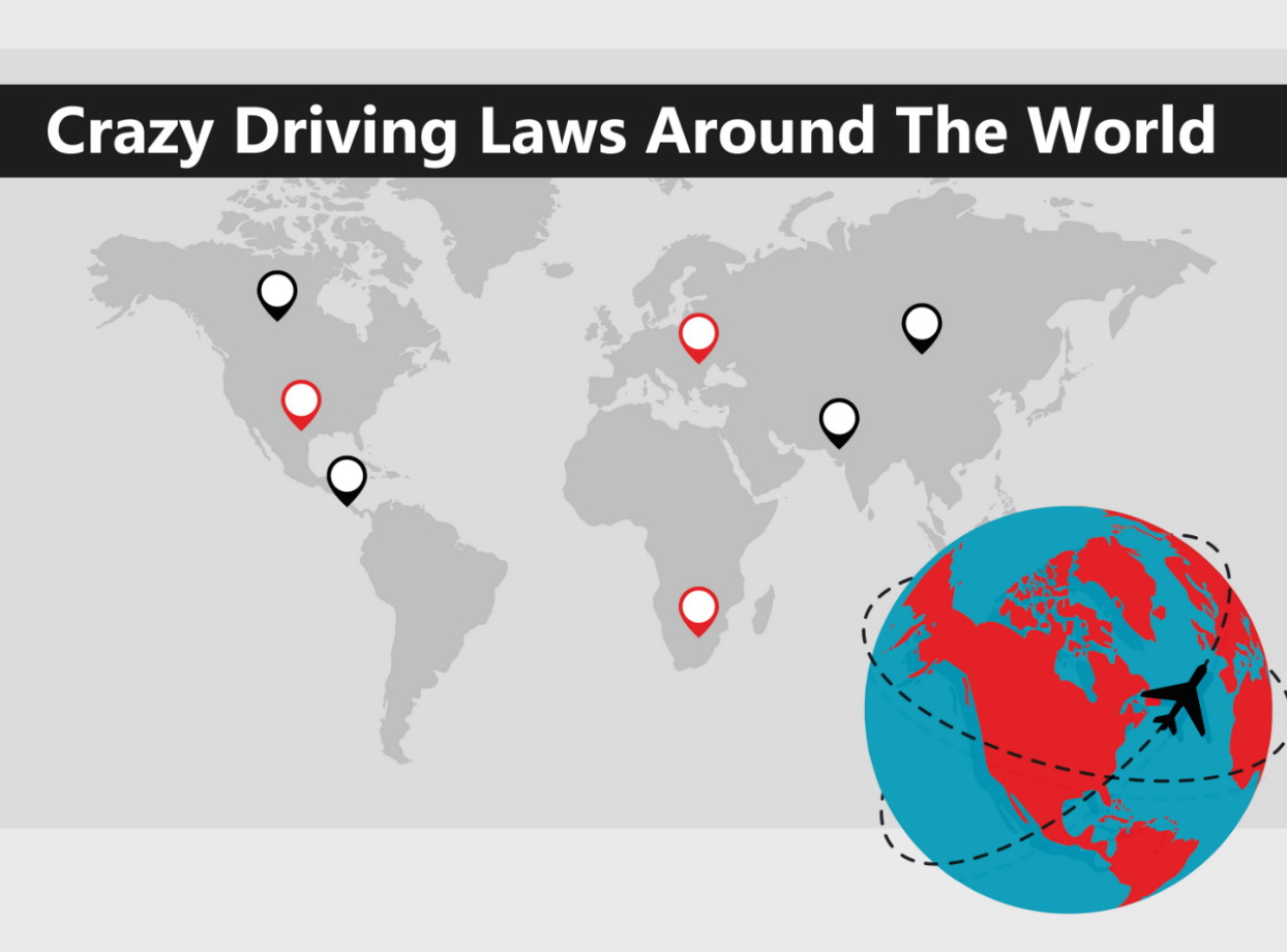 Weird Driving Laws From Around The World [Infographic] - The Fast Lane Car