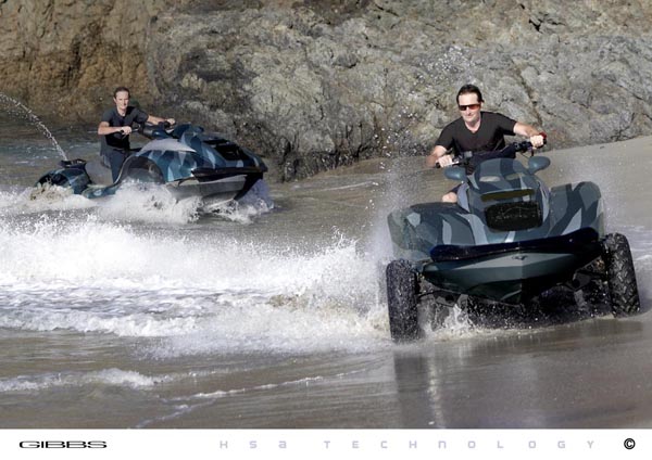 The Gibbs Quadski is the Duckbill Platypus of Quad Bikes AND Jet Skis