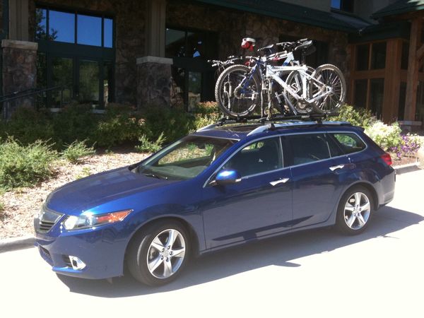 acura tsx bike rack