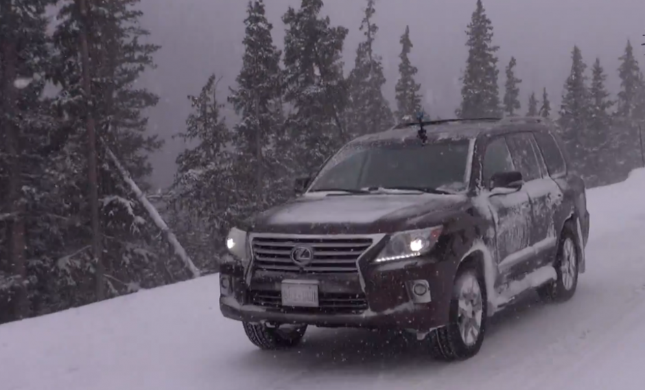 Loveland Gauntlet 2014 Lexus LX570 Goes into the Blizzard The Fast