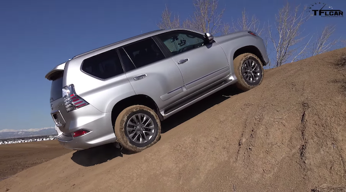 2015 lexus gx460 muddy steep off road