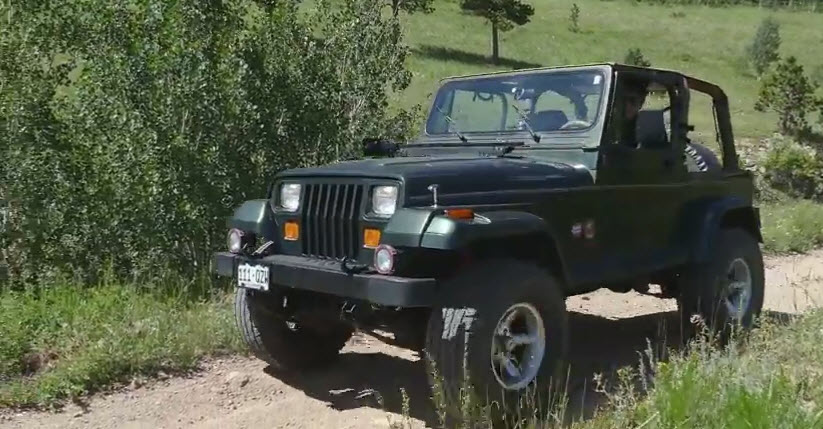 1995 Jeep Wrangler Takes on the Cliff Hanger: TFL’s 2015 Video Celebration 1995 jeep wrangler | TFL Car