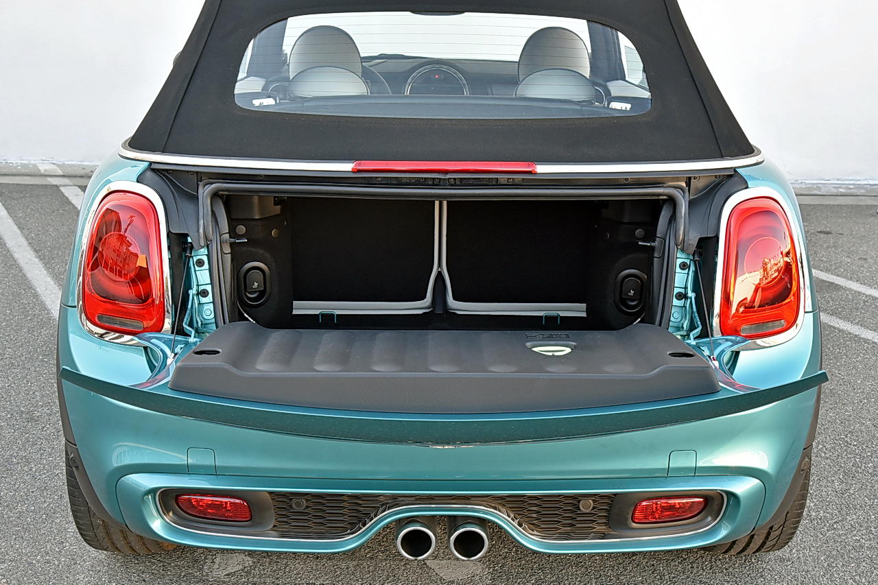 2016 mini cooper s convertible trunk