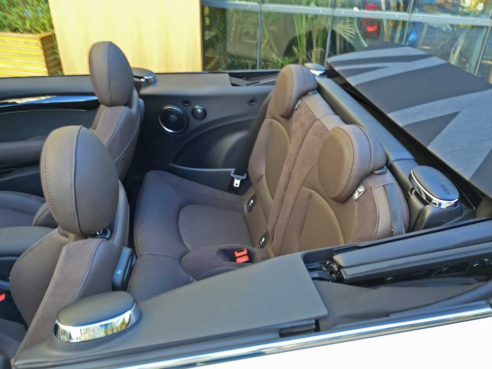 2016 MINI Cooper S Convertible back seats
