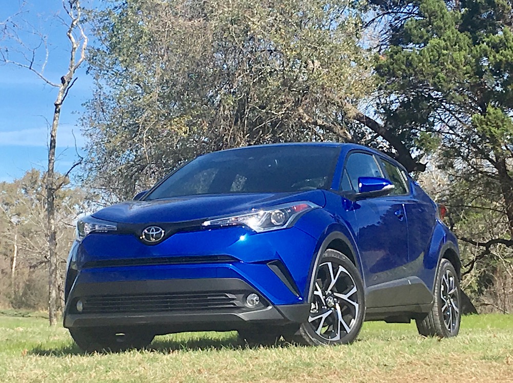 2018 toyota c-hr chr economy coupe driving review. 