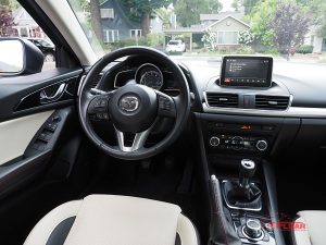 2016 Mazda3 driver cockpit