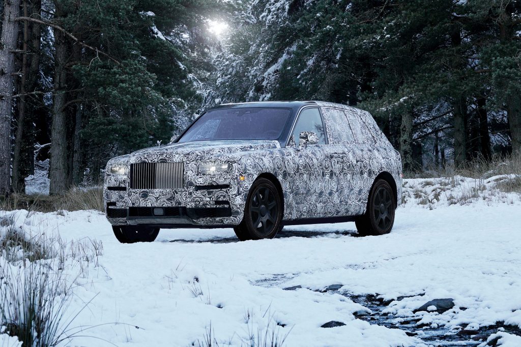 Rolls-Royce Cullinan preproduction photo