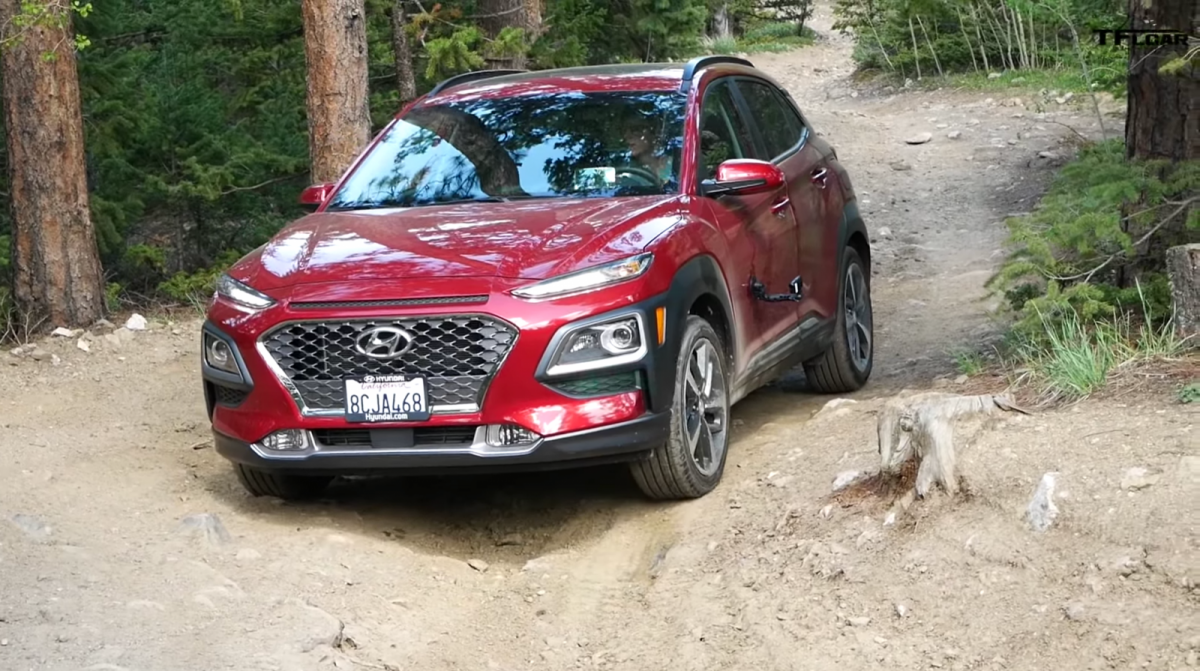 OffRoading the 2018 Hyundai Kona Can It Climb Gold Mine Hill? [Video