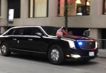 There’s a New Beast in Town: New Presidential Limo Makes Its First Public Appearance
