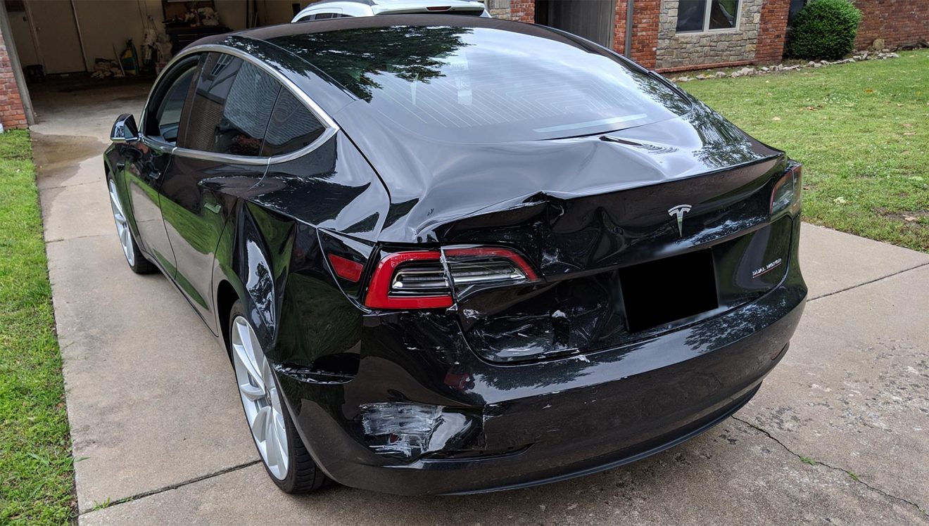 Another Tesla Model Repair Story This Is What Of Damage So