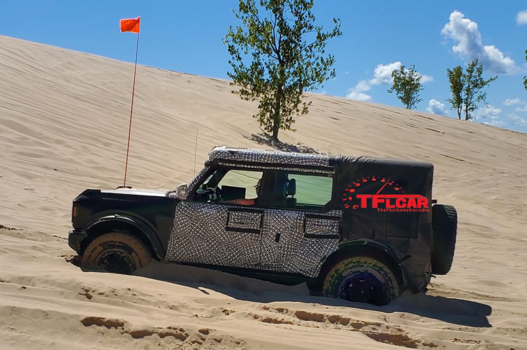 2021 Ford Bronco And F-150 Raptor Take On Michigan Sand ...