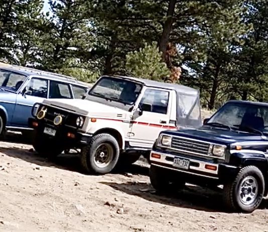 Tin-Can 4X4 Battle: Can These Classic Japanese Off-Roaders Survive The Cliffhanger Off-Road Challenge?