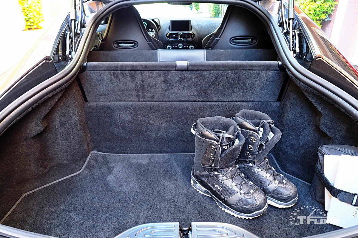 rear cargo area 2020 Aston Martin Vantage