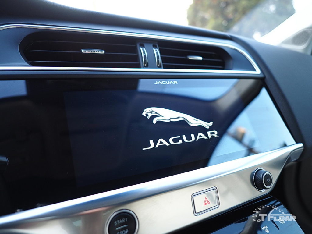 infotainment touchscreen of 2020 Jaguar I-PACE