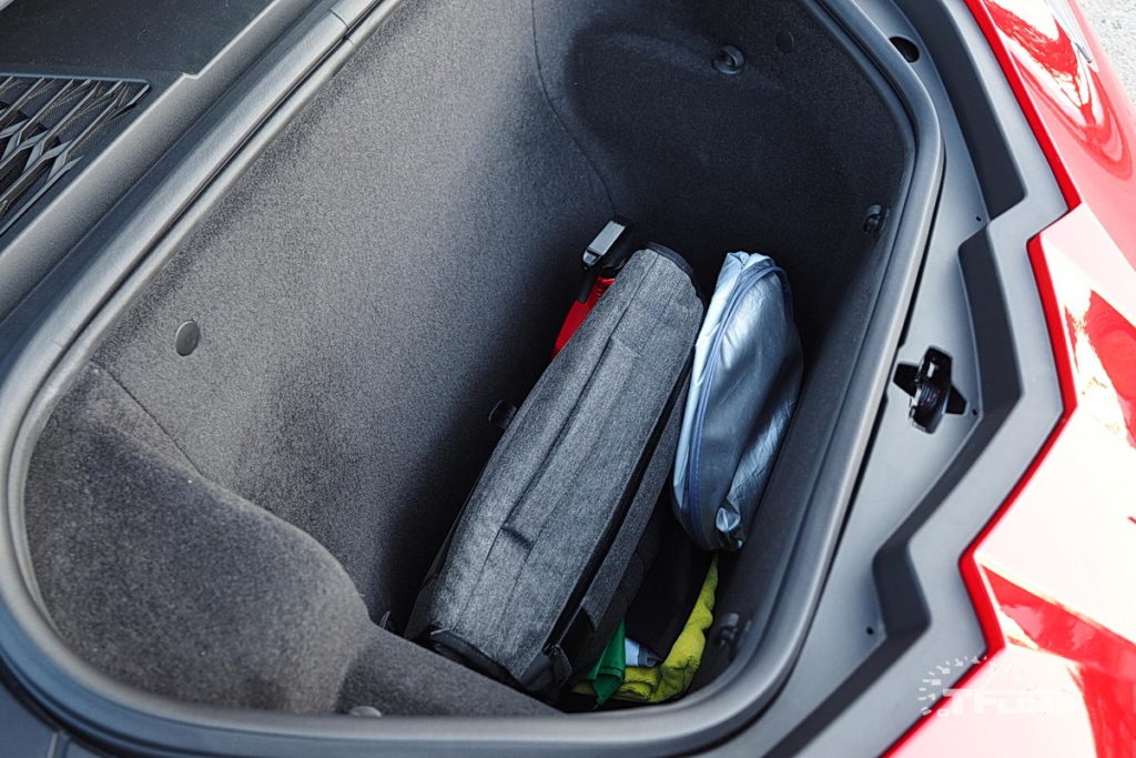 frunk storage compartment of 2020 Chevrolet Corvette Stingray