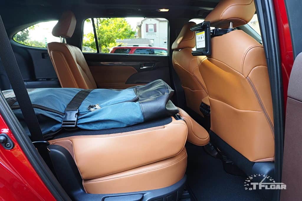 2nd row seats fold flat 2020 Toyota Highlander Hybrid