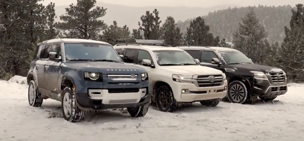 We Take 3 Iconic Off-Road SUVs Up A Mountain In a Snowstorm: What Can Go Wrong?
