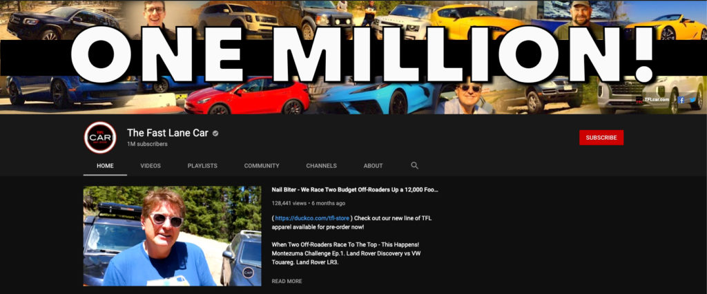 1 Million Subscribers - TFLcar