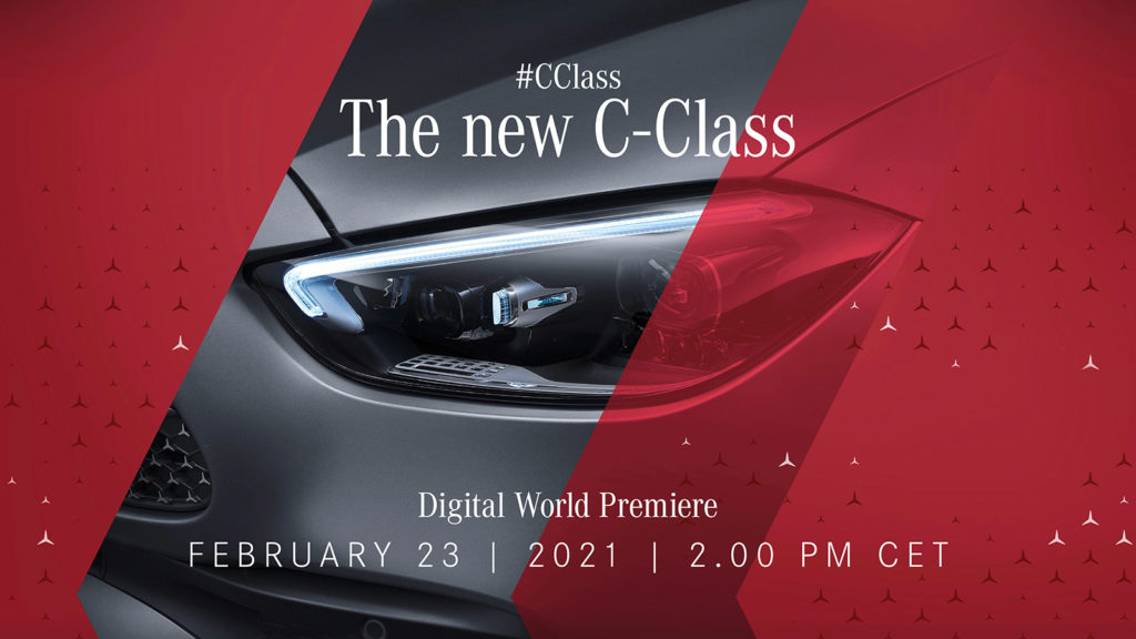 The 22 Mercedes Benz C Class Is Officially Almost Here Full Reveal Coming February 23 The Fast Lane Car