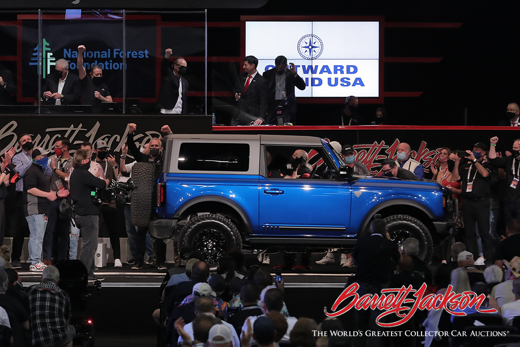 First production Ford Bronco sells at Barrett-Jackson