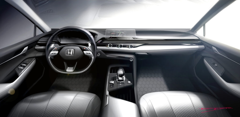 Honda Simplicity Interior Design sketch