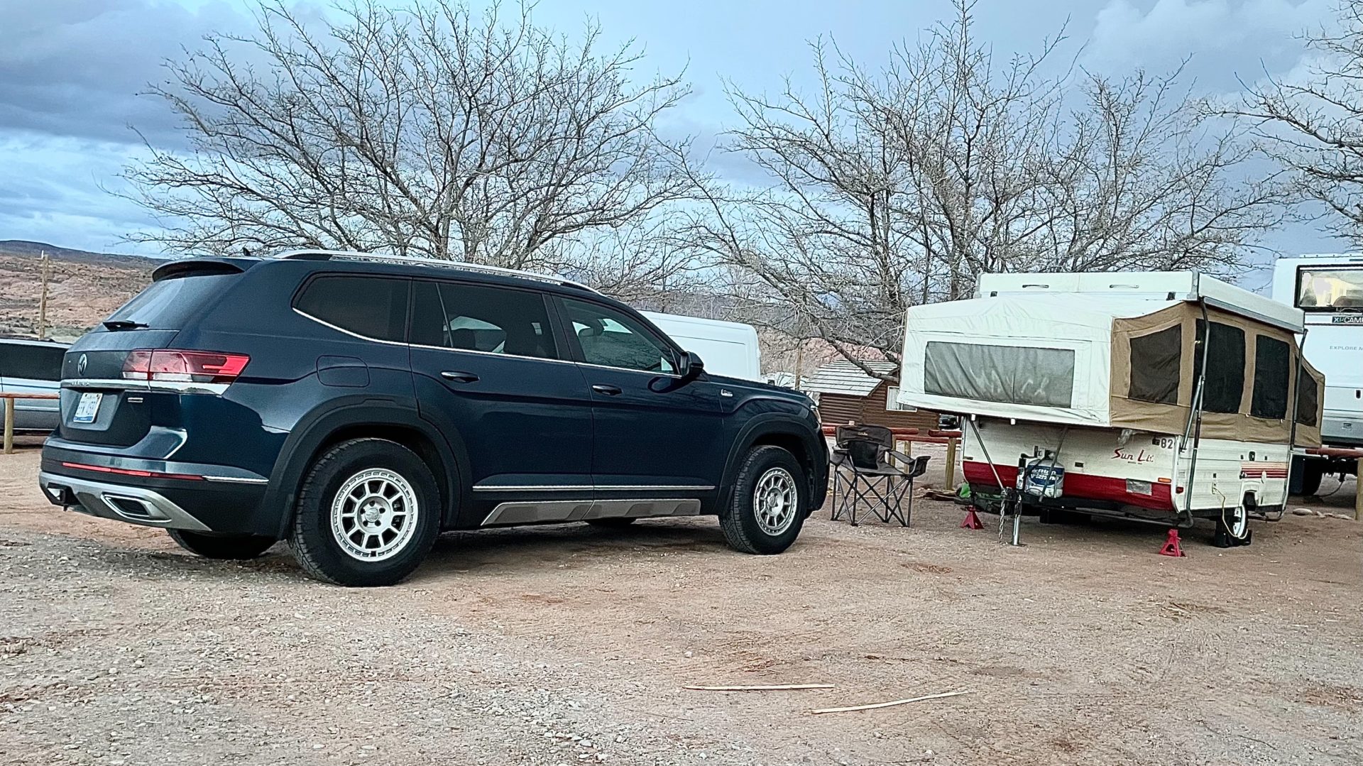 towing travel trailer with vw atlas