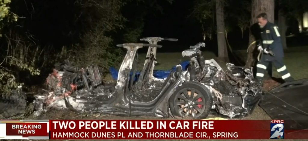 'No One Was Driving' Say Investigators After Tesla Model S Involved In A Gut-Wrenching, Fiery Crash: News