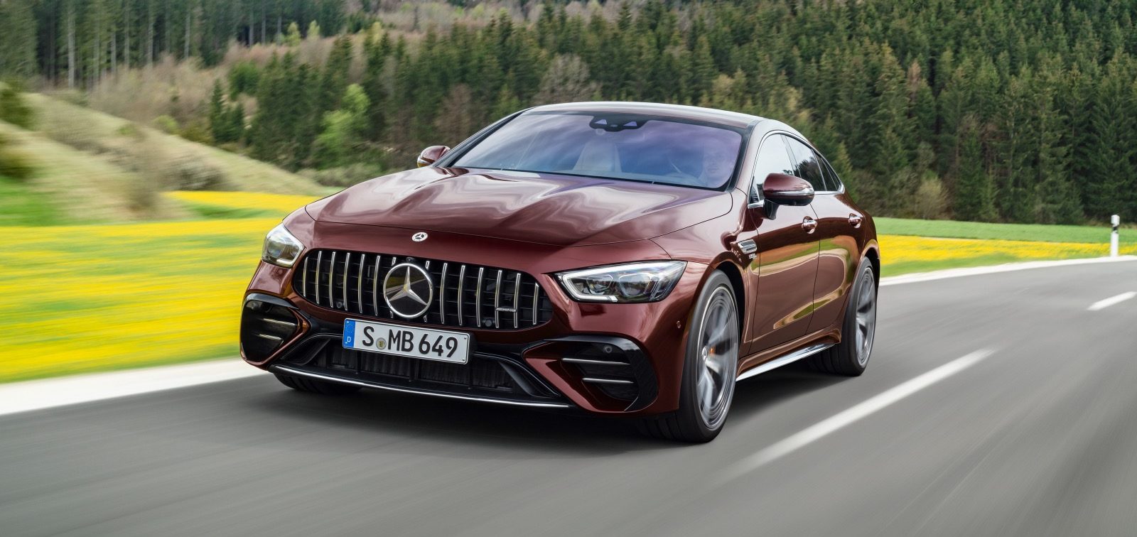22 Mercedes Amg Gt 4 Door Gets Updated Suspension And A Modest Power Bump News The Fast Lane Car