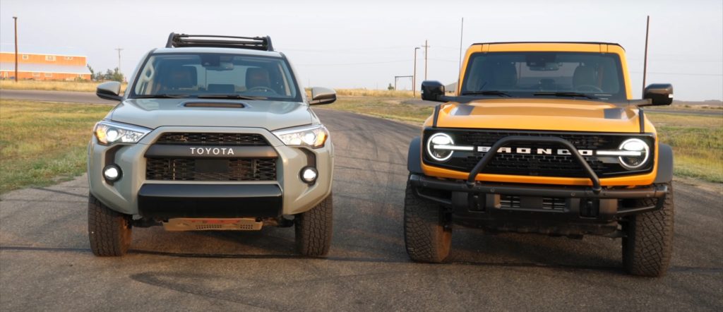 Video: Bronco vs 4Runner - A Ridiculous Race Gets Interrupted With a Bizarre Ringer!