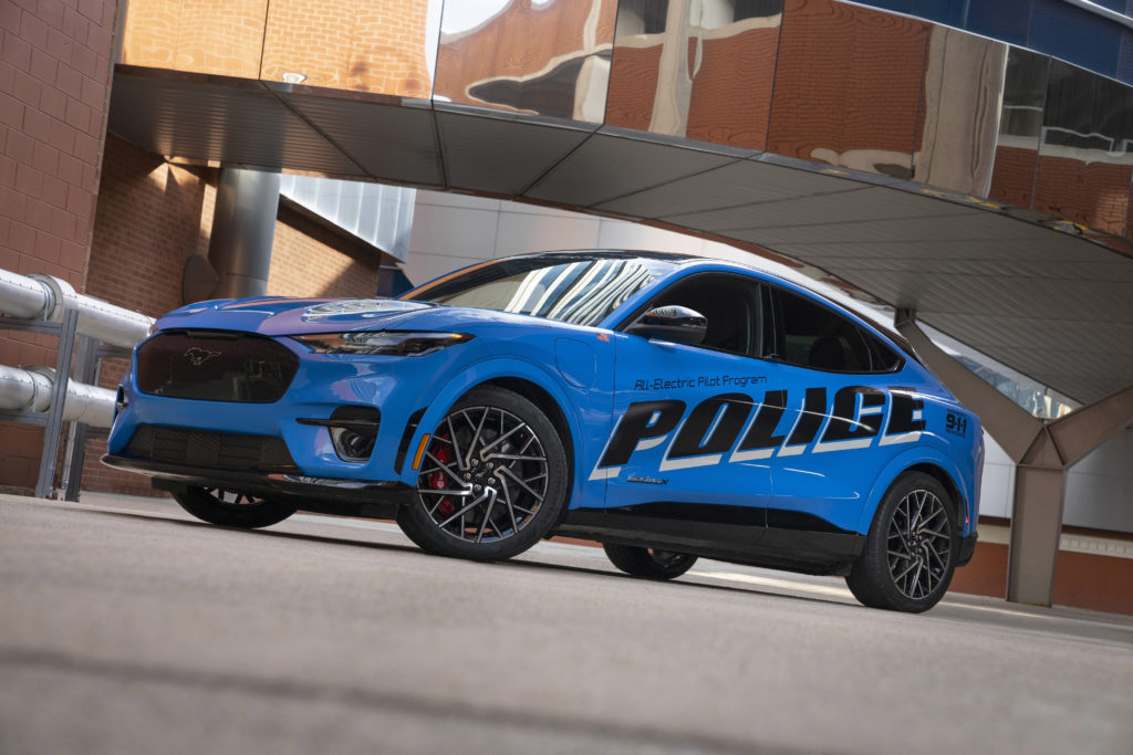 Ford Mustang Mach-E Electric Police Pilot Vehicle