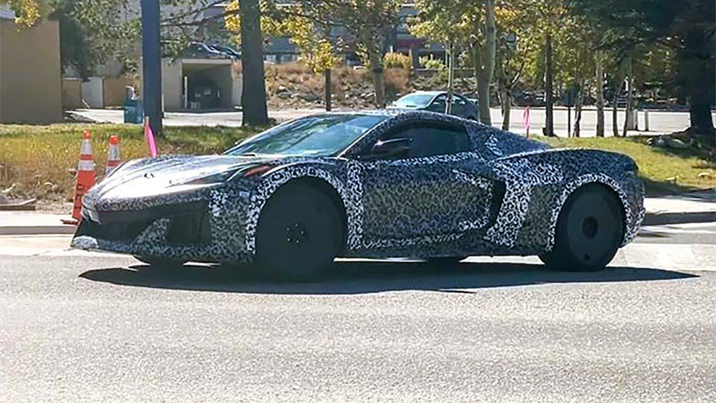 Chevy Corvette E-Ray spied