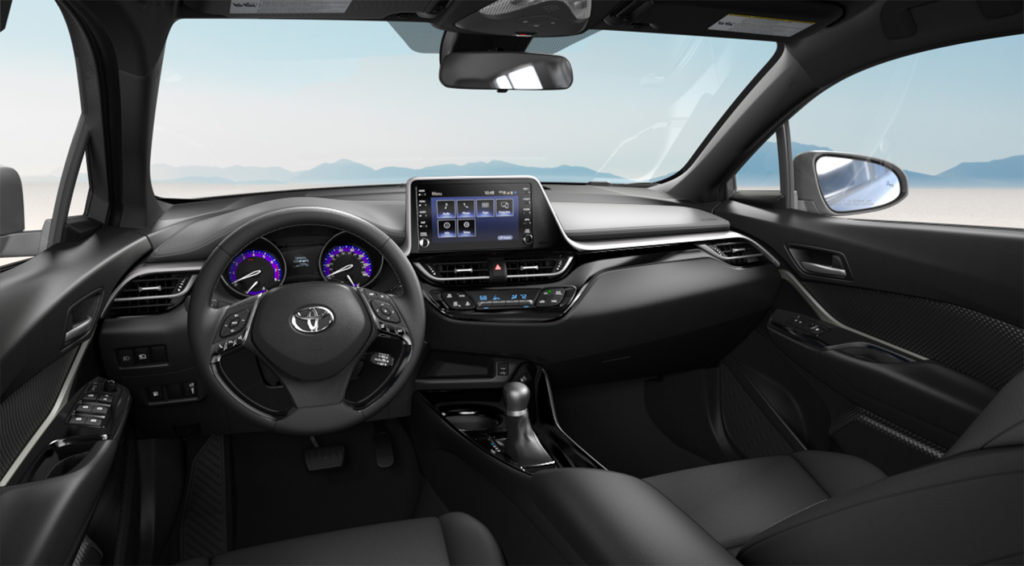 2021 Toyota C-HR Nightshade interior