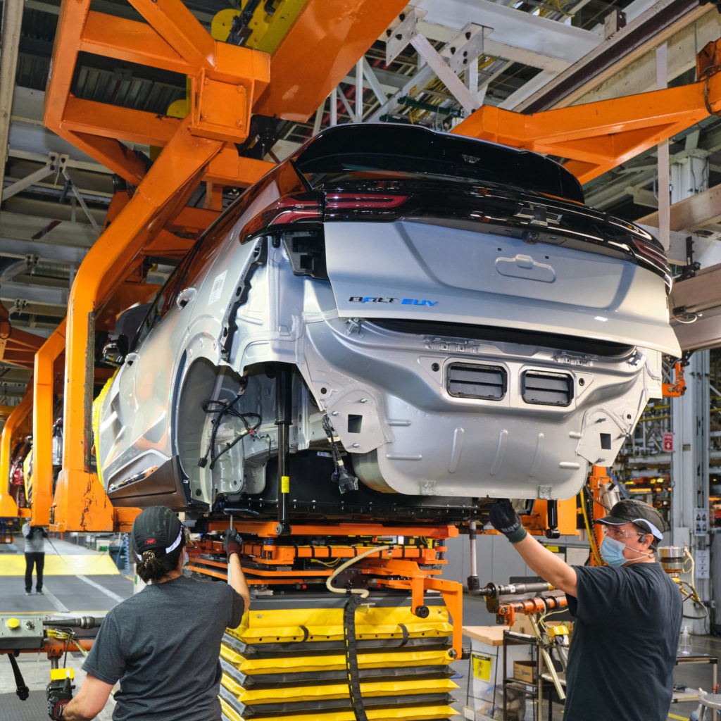 2022 Chevrolet Bolt EV — production