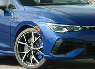 Understated looking 2022 Volkswagen Golf R 2.0T has blazing performance.