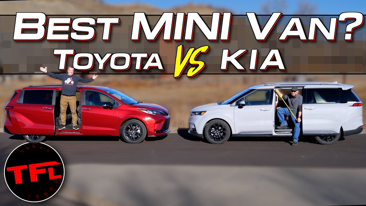 Toyota Sienna vs. Kia Carnival Video Review Oh, the ThirdRow Seat of