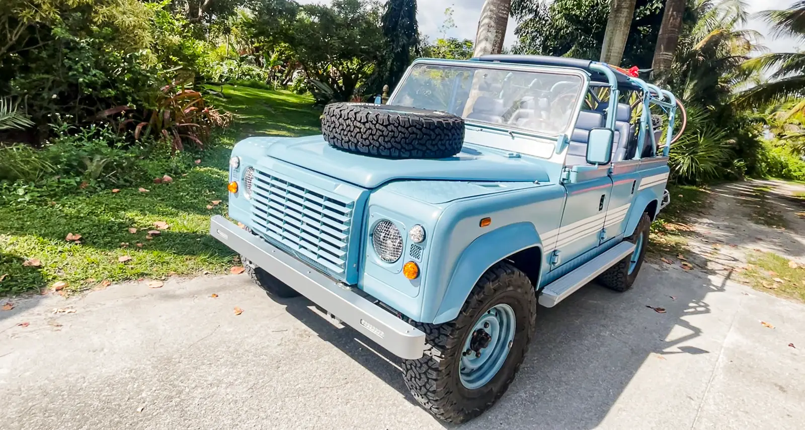 ECD Automotive's Defender Beach Runner Is the Stuff Rover Dreams Are ...