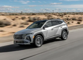 Hyundai Recalls More than 421,000 Tuscon, Santa Cruz Vehicles for Unintended Braking Issue 2025 Hyundai Tucson PHEV - featured