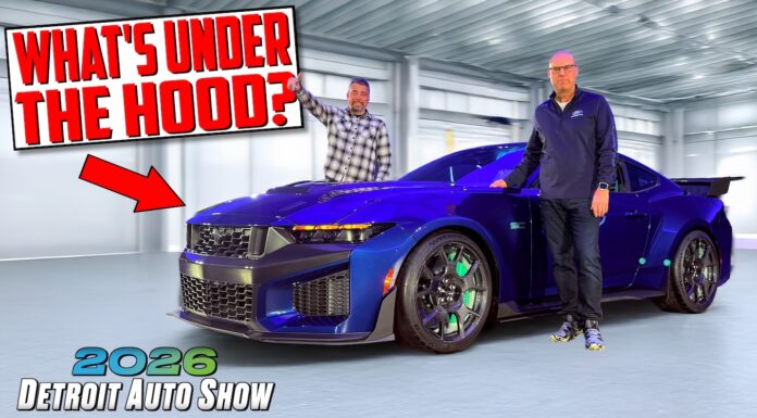 Debut: 2026 Ford Mustang Dark Horse SC Might Be a Porsche Killer, But It Won’t Reveal Its Horsepower 2026 ford mustang dark horse sc supercharged V8 porsche killer