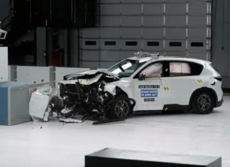 The 2026 Mazda CX-5 Scores Top Marks in IIHS Testing, Making It One of the Safest Small SUVs 2026 Mazda CX-5 IIHS crash test