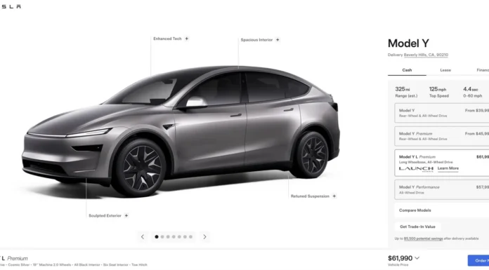 Tesla Model Y L Now Available to Order As the $63,330 Launch Series